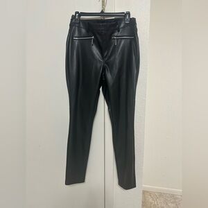 Marc New York black Leather pants size S